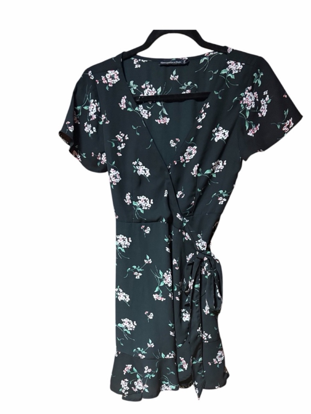 Abercrombie & Fitch Floral Wrap Mini Dress